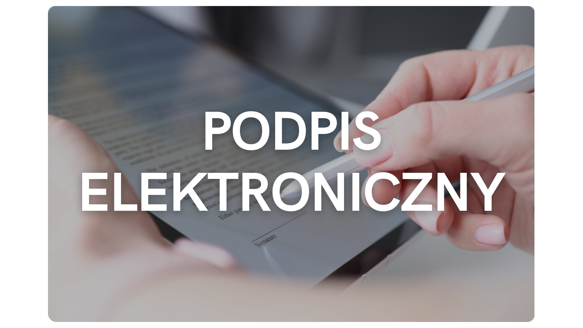 PODPIS ELEKTRONICZNY.