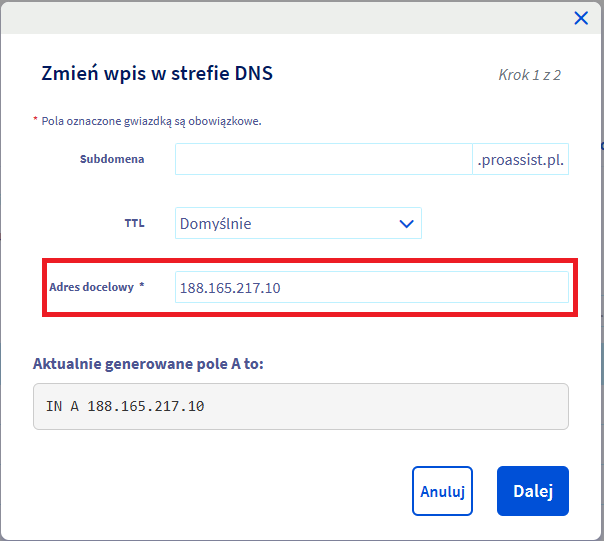 Instrukcje