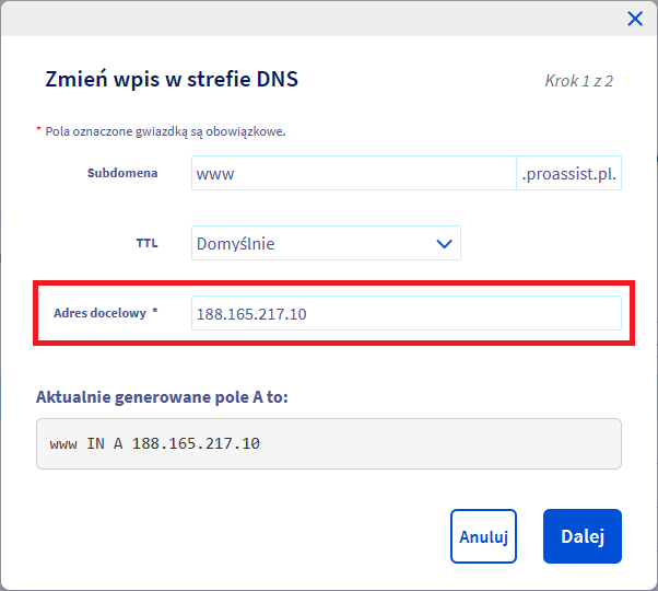 Instrukcje