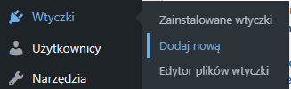 dodawanie wtyczek w wordpress