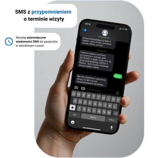 sms z przypomnieniem o wizycie