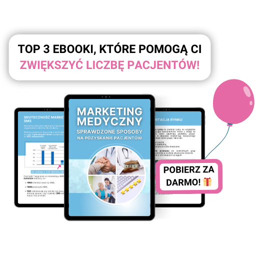 top 3 ebooki do zwiększenia ilości pacjentów