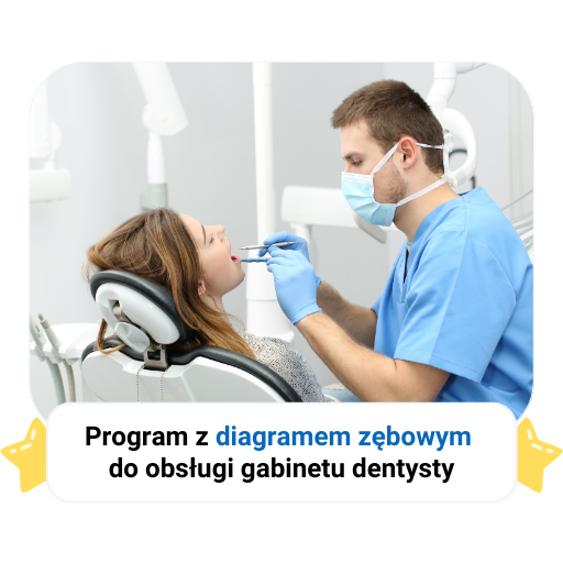 program z diagramem zębowym